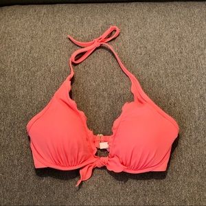 Victoria's Secret Ruffle Halter Bikini Top